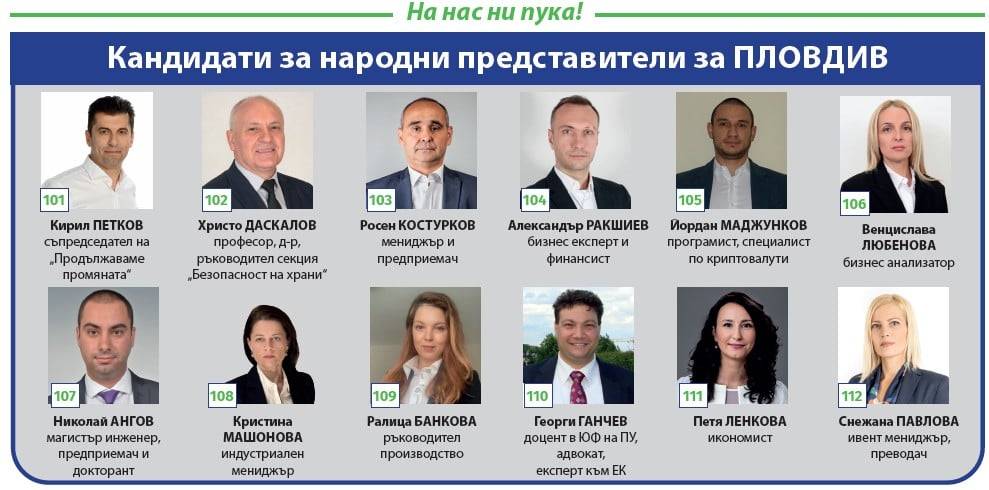 Проф. Христо Даскалов като кандидат-депутат на ПП